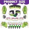 imageJOYIN Halloween Trunk Or Treat Frankenstein Decor Kit Halloween Decorations Outdoor Indoor Frankenstein Car Stickers Haunted House SUV Archway Garage Lawn BalloonsFrankenstein