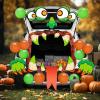 imageJOYIN Halloween Trunk or Treat 3D MonsterThemed Car Decoration Kit with Eyes Teeth Tassels Balloons and Tongue for Garage Door Entryway Archway and Decor Outdoor