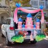 imageJOYIN Halloween Trunk or Treat Car Decorations Kit Castle Theme Rabbits Squirrels Cute Decorations for SUV Garage Door Girl Child Halloween Party Decor