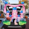 imageJOYIN Halloween Trunk or Treat Car Decorations Kit Castle Theme Rabbits Squirrels Cute Decorations for SUV Garage Door Girl Child Halloween Party Decor