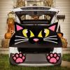 imageJOYIN Halloween Trunk or Treat Car Decorations Kit Halloween Cute Cat Stickers Car Black Decorations for SUV Archway Garage Door Haunted House Outdoor Outside