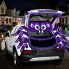 imageJOYIN Halloween Trunk or Treat Car Decorations Kit Halloween Spider Theme Decorations with String LED for Car SUV Garage Door Outdoor Entryway Archway