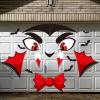 imageJOYIN Halloween Trunk or Treat Car Decorations Kit Vampire Monster Design Archway Garage Decor with Bats Balloons Tassel for Haunted House Door Entryway