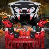 imageJOYIN Halloween Trunk or Treat Car Decorations Kit Vampire Monster Design Archway Garage Decor with Bats Balloons Tassel for Haunted House Door Entryway