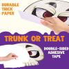 imageJOYIN Halloween Trunk or Treat Car Decorations Kit with Skeleton Design Archway Garage Decor Balloons and Tinsel Streamer Garland for Haunted House Door Entryway
