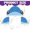 imageJOYIN Halloween Trunk or Treat Decorations Kit Car Stickers Shark Decor Outdoor Indoor Haunted House for SUV Archway Garage Door with Paperboard Tassels DoubleSided Tapes