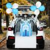imageJOYIN Halloween Trunk or Treat Ice Kit Snow Castle Theme Decorations  Ice Snow Castle with Snowflakes DecorsBalloon Quilt Car Decorations for SUV Garage Door Party Supplies