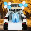 imageJOYIN Halloween Trunk or Treat Ice Kit Snow Castle Theme Decorations  Ice Snow Castle with Snowflakes DecorsBalloon Quilt Car Decorations for SUV Garage Door Party Supplies