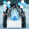 imageJOYIN Halloween Trunk or Treat Ice Kit Snow Castle Theme Decorations  Ice Snow Castle with Snowflakes DecorsBalloon Quilt Car Decorations for SUV Garage Door Party Supplies