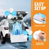 imageJOYIN Halloween Trunk or Treat Ice Kit Snow Castle Theme Decorations  Ice Snow Castle with Snowflakes DecorsBalloon Quilt Car Decorations for SUV Garage Door Party Supplies
