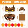 imageJOYIN Halloween Werewolf Trunk or Treat Car Decorations Kit for SUV Vehicle Pickup Van Party Supplies Outdoor Decor Balloons Door Archway Entryway Haunted House Scary