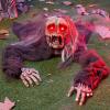 imageJOYIN Halloween Zombie Decoration Outdoor Groundbreaker Halloween Outside Decor Scary Zombies Props with Glowing Eyes and Sound for Graveyard Haunted House Lawn Yard Garden Decoration