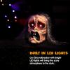 imageJOYIN Halloween Zombie Decoration Outdoor Groundbreaker Halloween Outside Decor Scary Zombies Props with Glowing Eyes and Sound for Graveyard Haunted House Lawn Yard Garden Decoration