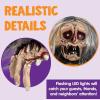 imageJOYIN Halloween Zombie Decoration Outdoor Groundbreaker Halloween Outside Decor Scary Zombies Props with Glowing Eyes and Sound for Graveyard Haunted House Lawn Yard Garden Decoration