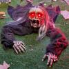 imageJOYIN Halloween Zombie Decoration Outdoor Groundbreaker Halloween Outside Decor Scary Zombies Props with Glowing Eyes and Sound for Graveyard Haunted House Lawn Yard Garden Decoration