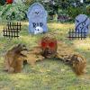 imageJOYIN Halloween Zombie Groundbreaker Outdoor Decoration Zombie Groundbreaker with Lightup Eyes and Creepy Sound Sound Activation for Halloween Outside Lawn Graveyard Decor Haunted House Props