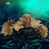 imageJOYIN Halloween Zombie Groundbreaker Outdoor Decoration Zombie Groundbreaker with Lightup Eyes and Creepy Sound Sound Activation for Halloween Outside Lawn Graveyard Decor Haunted House Props