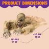 imageJOYIN Halloween Zombie Groundbreaker Outdoor Decoration Zombie Groundbreaker with Lightup Eyes and Creepy Sound Sound Activation for Halloween Outside Lawn Graveyard Decor Haunted House Props