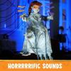 imageJOYIN Scary Halloween Decorations Outdoor Halloween Hanging Scary Swing Girl Decorations Winging White Doll with Creepy Sound and Light Up Eyes Sound Animatronics Hanging Decors ActivatedCreepy Brown hair Girl