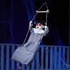 imageJOYIN Scary Halloween Decorations Outdoor Halloween Hanging Scary Swing Girl Decorations Winging White Doll with Creepy Sound and Light Up Eyes Sound Animatronics Hanging Decors ActivatedGhostly Black hair Girl