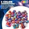 imageJOYIN Slime Party Favors 36 Pack Galaxy Slime Ball  Stretchy NonSticky MessFree Stress Relief and Safe  Toys for Girls and Boys  Classroom Reward Party SuppliesGalaxy Slime Ball