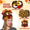 imageJOYIN Thanksgiving Pom Turkey Beanie Knitted Hat Thanksgiving Turkey Hat for Women ampamp ManThanksgiving Novelty HatsThanksgiving Costume Hats Halloween Costume Dress Up HatsThanksgiving Accessories