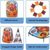 imageJOYIN Thanksgiving Portable Collapsible 5 Holes Toss Game Board with 8 Bean Bags for Outdoor Indoor Yard Games Backyard Party and Thanksgiving Theme Party Favor Supplies