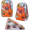 imageJOYIN Thanksgiving Portable Collapsible 5 Holes Toss Game Board with 8 Bean Bags for Outdoor Indoor Yard Games Backyard Party and Thanksgiving Theme Party Favor Supplies