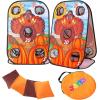 imageJOYIN Thanksgiving Portable Collapsible 5 Holes Toss Game Board with 8 Bean Bags for Outdoor Indoor Yard Games Backyard Party and Thanksgiving Theme Party Favor Supplies