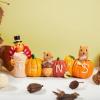 imageJOYIN Thanksgiving Pumpkin Turkey Tabletop Centerpiece Decor Resin Turkey Figurines Thanksgiving Decoration Fall Harvest Tabletop Indoor Kitchen Party Supplies Autumn Decor