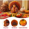 imageJOYIN Thanksgiving Turkey Candle Holders Thanksgiving Turkey Tabletop Centerpiece Decor Fall Centerpiece Table Decorations Tea Light Pumpkin Candle Holder Indoor Home Kitchen Autumn Decor