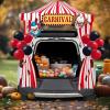 imageJOYIN Trunk Or Treat Car Decor Kit for SUV Halloween Decorations Outdoor Circus Carnival Clown Design LED Lights Boards Stickers for Haunted House Door Archway Entryway