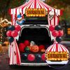 imageJOYIN Trunk Or Treat Car Decor Kit for SUV Halloween Decorations Outdoor Circus Carnival Clown Design LED Lights Boards Stickers for Haunted House Door Archway Entryway