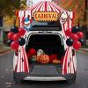 imageJOYIN Trunk Or Treat Car Decor Kit for SUV Halloween Decorations Outdoor Circus Carnival Clown Design LED Lights Boards Stickers for Haunted House Door Archway Entryway