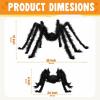 imageJOYIN Trunk Or Treat Car Decorations Kit for SUV Outdoor Halloween Stretch Spider Web Decor Haunted House Door Archway Entryway Dot Glue