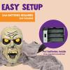 imageJOYIN Zombie Halloween Decoration Outdoor Groundbreaker with Sound and Flashing Eyes Scary Halloween Graveyard Decor for Yard Garden Outside Lawn Haunted House Prop