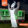 imageJoiedomi 12 FT Halloween Inflatables Outdoor Decorations Scary Ghost Halloween Decor Inflatable Ghost Blow Ups for Yard with LEDs for Outside Yard DecorationsAngry Ghost