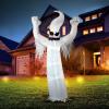 imageJoiedomi 12 FT Halloween Inflatables Outdoor Decorations Scary Ghost Halloween Decor Inflatable Ghost Blow Ups for Yard with LEDs for Outside Yard DecorationsAngry Ghost