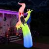 imageJoiedomi 12 FT Halloween Inflatables Outdoor Decorations Scary Ghost Halloween Decor Inflatable Ghost Blow Ups for Yard with LEDs for Outside Yard DecorationsScary Ghost