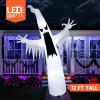 imageJoiedomi 12 FT Halloween Inflatables Outdoor Decorations Scary Ghost Halloween Decor Inflatable Ghost Blow Ups for Yard with LEDs for Outside Yard DecorationsHowling Ghost