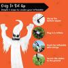 imageJoiedomi 12 FT Halloween Inflatables Outdoor Decorations Scary Ghost Halloween Decor Inflatable Ghost Blow Ups for Yard with LEDs for Outside Yard DecorationsAngry Ghost