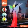 imageJoiedomi 12 FT Tall Halloween Inflatables Outdoor Decoration Inflatable Ghost Decor Outdoor with Fire Flame Light Blow Up Ghost Yard Decorations for Scary Halloween Decor