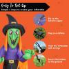 imageJoiedomi 12 ft Tall Halloween Inflatable Outdoor Decoration Blow Up Yard Decorations Grim Reaper Halloween Decor Inflatables with LED for Scary Outside DecorWitch