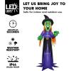 imageJoiedomi 12 ft Tall Halloween Inflatable Outdoor Decoration Blow Up Yard Decorations Grim Reaper Halloween Decor Inflatables with LED for Scary Outside DecorWitch