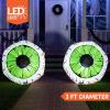imageJoiedomi 2 Packs Halloween Inflatables Large Set of Eyes Decoration Blow Ups Green Eyes for Yard 3 Ft Inflatable Halloween Decor Outdoor with LEDs Party Supplies Blow up Decoration for Indoor OutdoorEmerald Eyeball