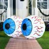 imageJoiedomi 2 Packs Halloween Inflatables Large Set of Eyes Decoration Blow Ups Green Eyes for Yard 3 Ft Inflatable Halloween Decor Outdoor with LEDs Party Supplies Blow up Decoration for Indoor OutdoorIced Eyeball