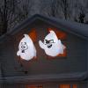 imageJoiedomi 2 Pcs Halloween Inflatables Outdoor Decorations Halloween Blow Ups Ghost with Builtin LEDs Cute Window Inflatable Ghost for Window DecorationsNaughty Ghost