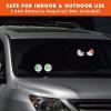 imageJoiedomi 3 Pack Halloween Decorations Indoor Flashing Peeping Eyes Lights with Timer Halloween Glowing Decorations Outdoor Party Supplies Spooky Animated Lights Eyes Decor for Yard Lawn GardenRound White Lights
