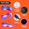 imageJoiedomi 3 Pcs Halloween Inflatables Octopus Tentacle Outdoor Window Decorations Octopus Legs with Buildin LEDs Halloween Front Door Window Roof Prop Outdoor Holiday Blow up Decor for Garden LawnPurple