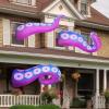 imageJoiedomi 3 Pcs Halloween Inflatables Octopus Tentacle Outdoor Window Decorations Octopus Legs with Buildin LEDs Halloween Front Door Window Roof Prop Outdoor Holiday Blow up Decor for Garden LawnPurple
